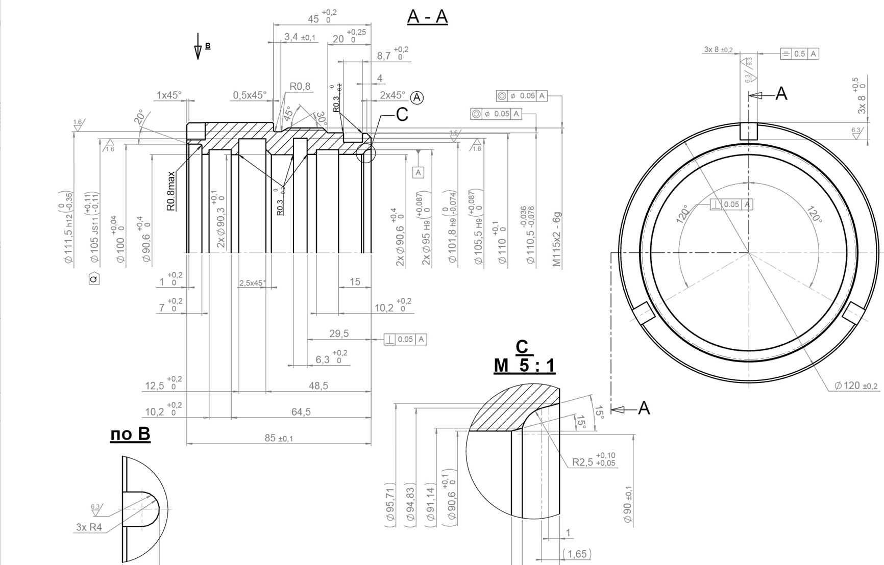 Plan technique industriel